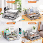 Marbrasse 3 Tier Mesh Desk Organizer - Image 6