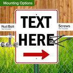 Custom Arrow, Custom Directional Sign, Right Arrow, 24x30 Inches, Rust Free - Image 5
