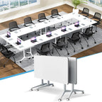 Conference Table, 55.1''Folding Conference Room Table by Unknown