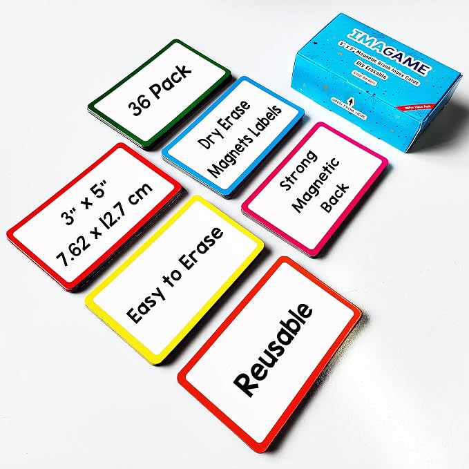 36 Pack Magnetic Dry Erase Labels - Image 7