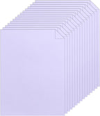 Silunkia 120 Sheets Light Purple Cardstock 8.5 x 11 Certificate Paper, 92lb by Silunkia