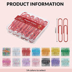 NEEWAY Colorful Large Paper Clips, 2 Inch Jumbo Paper Clips, 3 Pack of 50 - Image 2