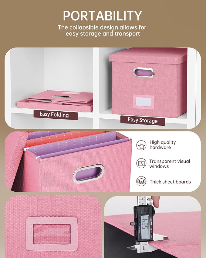 Oterri File Organizer, File Box, File Cabinet - Image 2