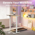 HUANUO 32" Small Electric Standing Desk Adjustable Height, 4 Memory Height - Image 9
