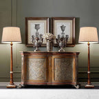 Drum Lamp Shades Larges, Modern Farmhouse Lampshades Beige - Image 8