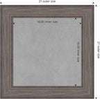 Amanti Art Grey Framed Magnetic Board 21x21 Small Vision Board - Image 4