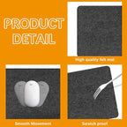 2 Pcs Large Felt Desk mat 36x12 inches, - Image 4