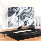 Baocicco Abstract Gray Marble Waterproof 65 Inch Television Cover Anti-Static - Image 6