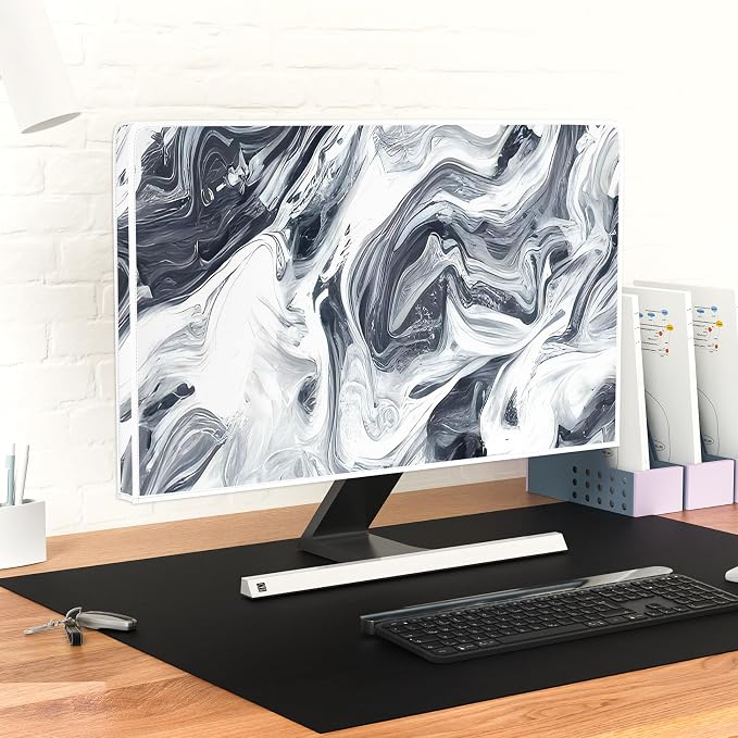 Baocicco Abstract Gray Marble Waterproof 37, 39 Inch Television Cover - Image 6