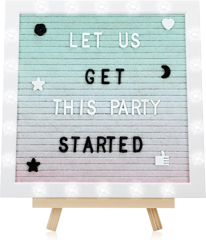 Changeable Felt Letter Board by ANPHSIN