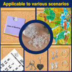 DANRONG 800 PCS Clear Push Pins, Standard Thumb Tacks - Image 7