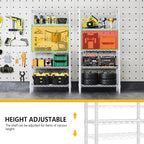 M MZG 1250 lbs 5 Tier Shelf Metal Storage Shelves Wire Rack Closet Organizers - Image 7