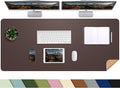 Leather Desk pad Protector, Large Desk mat by AFIING