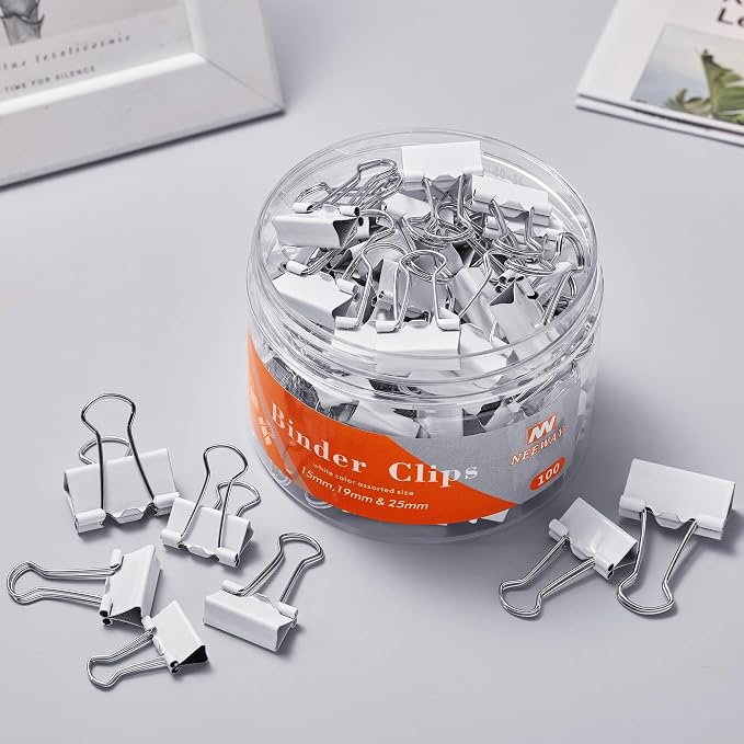 NEEWAY Binder Clips Assorted Sizes - Image 3
