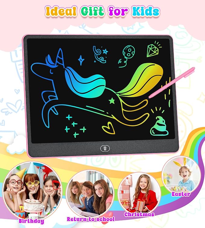 LCD Writing Tablet for Kids, 16 Inch Colorful Doodle Board Drawing Tablets - Image 5