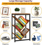 IBUYKE 5 Tier Tree Bookshelf, Small Desktop Bookshelf - Image 5