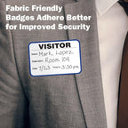 Threshold Tab-Expiring Visitor Badge Sign-in Book | Name Tag Stickers | Hospital - Image 6