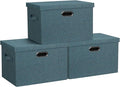 Graciadeco Large 17" 36 Quart Collapsible Stackable Storage Bins by GraciadecoStorage