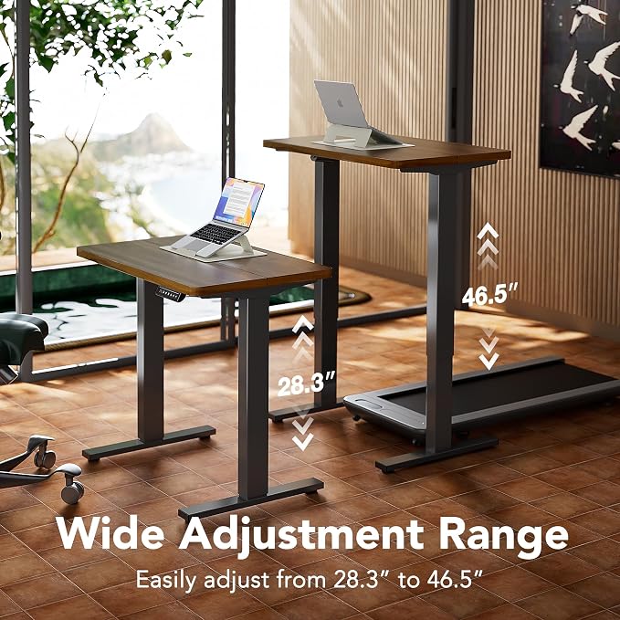 HUANUO 63 x 28 inch Electric Standing Desk Adjustable Height, 4 Memory Height - Image 3