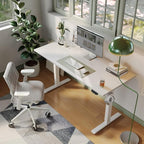 Agilestic Electric Standing Desk, Large 63 x 24 Inches Height Adjustable Desk - Image 4