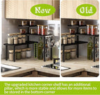 BMOSU Kitchen Corner Shelf Countertop Organizer - Image 4