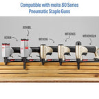 meite 21 Gauge 1/2-inch Crown Upholstery Staples, 304 Stainless Steel - Image 5