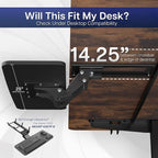 VIVO Adjustable Computer Keyboard & Mouse Platform Tray Ergonomic Under Table - Image 4
