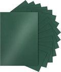 Silunkia 120 Sheets Dark Green Shimmer Cardstock 8.5 x 11 Metallic Paper by Silunkia