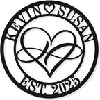 Custom Infinity Metal Sign, Personalized Infinity Name Sign, Personalized by HYTSIGN