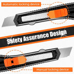 DIYSELF 12-Pack Box Cutters, Disposable Utility Knife, Box Cutter Retractable - Image 4