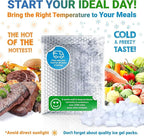 Amiff Silver Thermal Bubble Mailer, ‎24 x 20 Inches. 10 Pack Metallic Bubble - Image 3