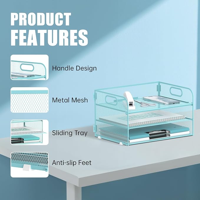 Daltack 3-Tier Paper Organizer - Image 4