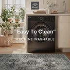 GENIMO 2x10 Runner Rugs for Hallway, Machine Washable Non Slip Vintage Rugs - Image 6