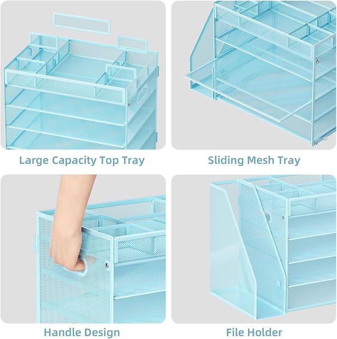 Marbrasse 5-Tier Desk Organizer - Image 3