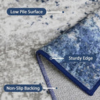 GENIMO Area Rugs 9x12 Living Room, Large Machine Washable Rug Non-Slip - Image 5