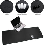 CENNBIE Leather Desk Mat, 59” x 23.6” Extra Large Desk Pad Blotter Protector - Image 5