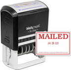 MaxMark Large Self-Inking Rubber Date Office Stamp by Maxmark