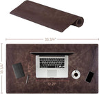 Node Leather - Leather Desk Mat - Executive Real Leather Desk Pad - Genuine - Image 6