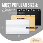 OFFILICIOUS Black Index Card Holder 4x6 - Image 3