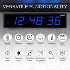 Ivation Huge Oversized 72" Large Digital LED Clock | Big Digital Clock - Image 6