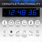 Ivation Oversized 36" Large Digital LED Clock | Big Digital Clock - Image 6