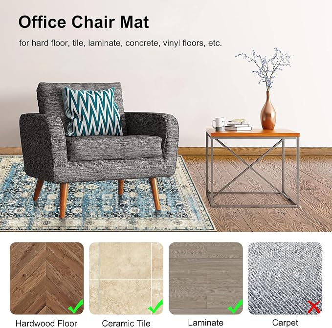 Anidaroel Home Office Chair Mat - Image 3