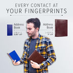 Gallery Leather Large Address Book - Image 5