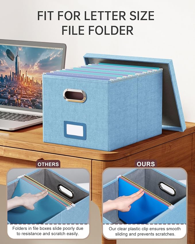 Oterri File Organizer, File Box, File Cabinet - Image 4