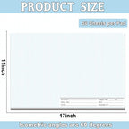 1 Pack 50 Sheets 11" x 17" Isometric Graph Paper Pad Landscape - Image 2