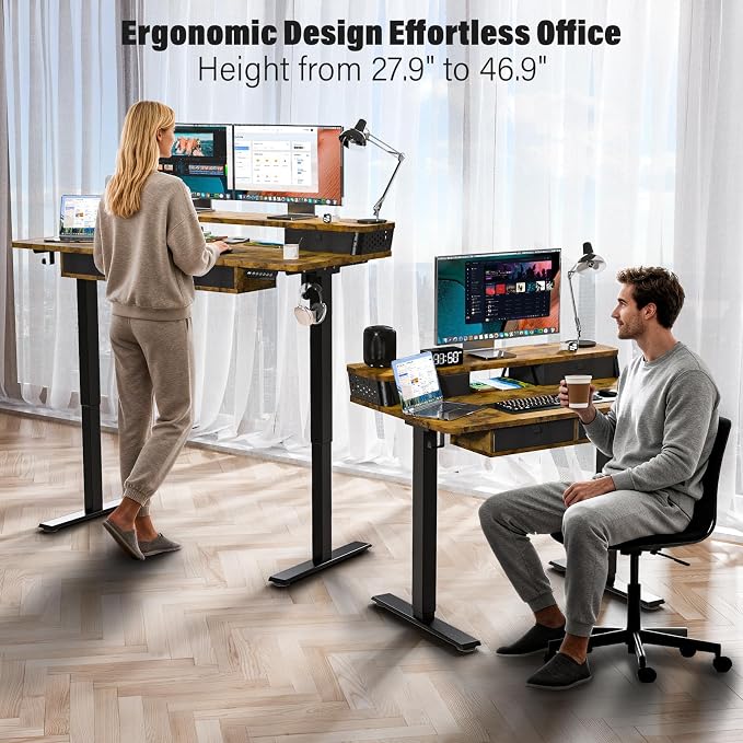Kingant 55 x 24 Inch Electric Standing Desk - Image 3