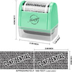 Miseyo Identity Theft Protection Roller Stamp Set - Image 2