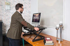 Rocelco 38" Large Height Adjustable Standing Desk Converter - Image 5