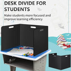 24 Pcs Desk Dividers for Students 14 × 17.5 × 14 Inch Plastic Durable and - Image 4