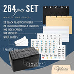 OFFILICIOUS Black Index Card Holder 4x6 - Image 2